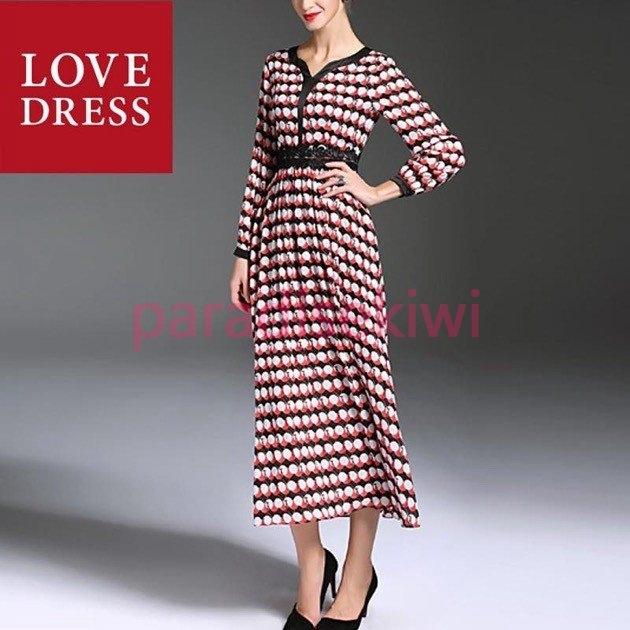 保証内容 パーティードレス レディース 結婚式 二次会 ワンピース エレガント 水玉 レース カジュアル ロング丈 フレアスカート 長袖 デート 女子会 工場直営店 Www Superavila Com