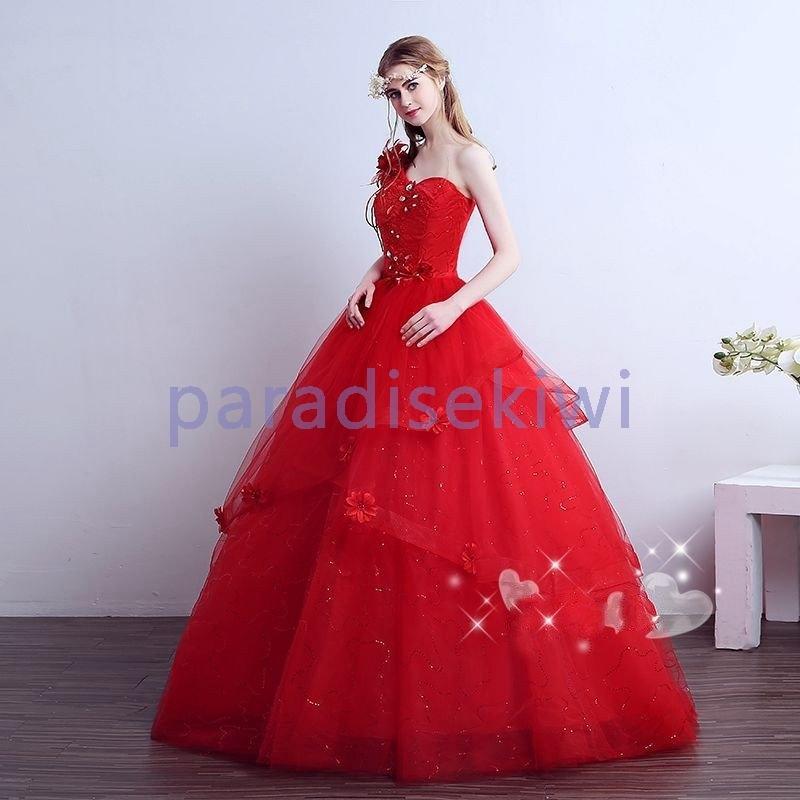 半額sale エレガンス 大きいサイズ ワンピース ブライズメイドドレス ウェディングドレス 花嫁ドレス おしゃれ フォーマル 白いドレス 体型カバー 披露宴 結婚式 花嫁 ナイトドレス カラー デザイン1 レッド Www Maketheleapcoaching Com