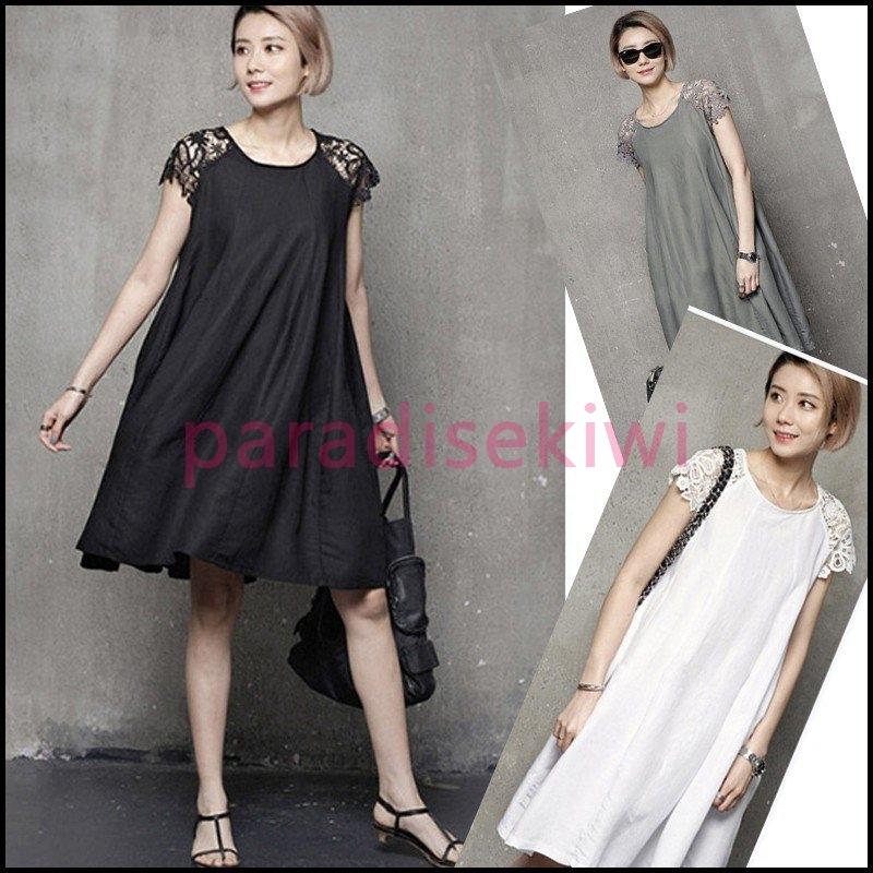 輝く高品質な 袖がポイント レース フレアワンピース 春夏 半袖 エレガンス ホワイト ワンピース カラー サイズ ホワイト S X E Is