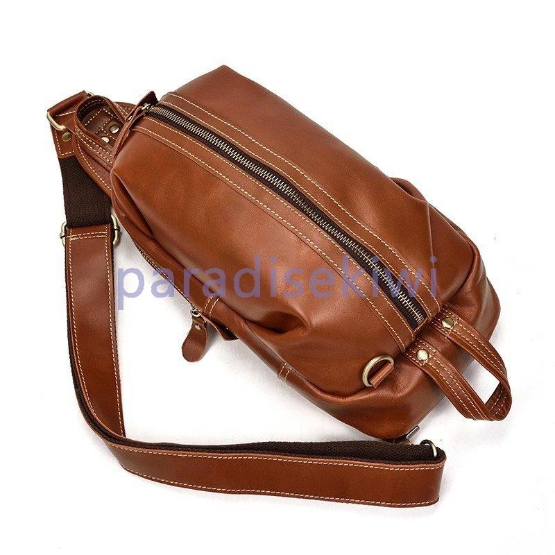 おすすめネット ボディバッグ アンティーク ショルダーバッグ 本革 メンズ 斜め掛けバッグ メンズ プレゼント お出かけ 夏 春 ショルダーバッグ 斜めがけ おしゃれ かっこいい ワンショルダーバッグ 斜めがけ レザー 本革 バッグ Meorboston Org