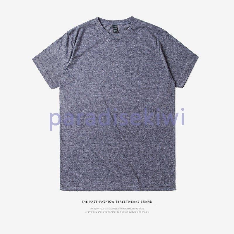 半袖tシャツ シンプル メンズ ぴったり 17春夏新作 無地 カジュアル Tシャツ