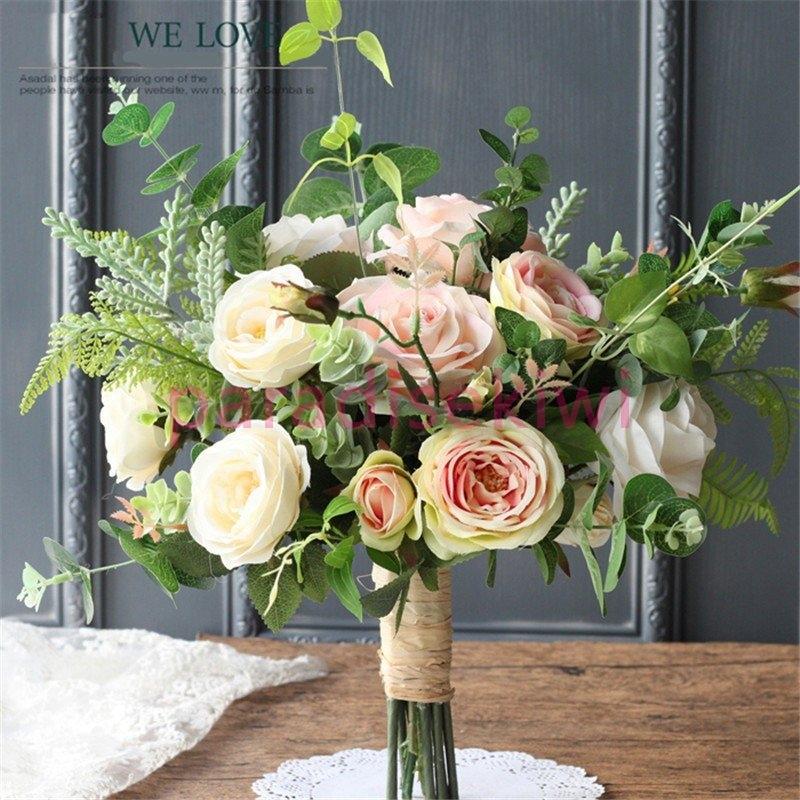 オンライン注文 ブーケ 花 ウエディングブーケ ブライダルブーケ ウェディング用 花嫁 結婚式 花束 写真撮り お誕生日 大人気 プレゼント 歓迎会 造花 手作り 披露宴 お祝い 高価買取 Smamdarularqom Sch Id