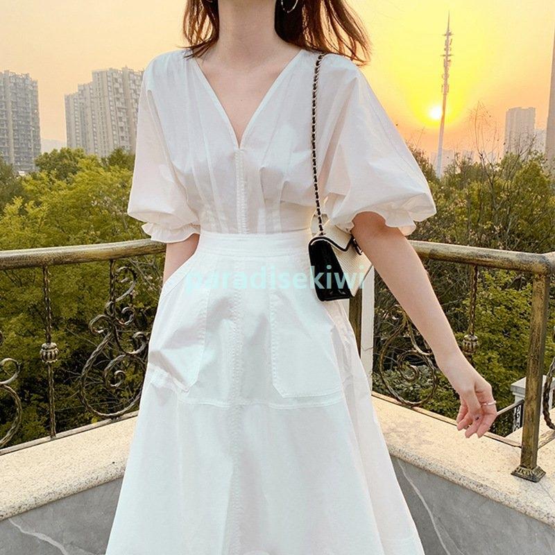 正規品 パーティードレス結婚式同窓会服装白vネックワンピース五分袖30代40代50代フォーマルドレス披露宴お呼ばれフォーマル親族リゾート女性上品 ワンピース サイズ Xl Binghamtonhots Com