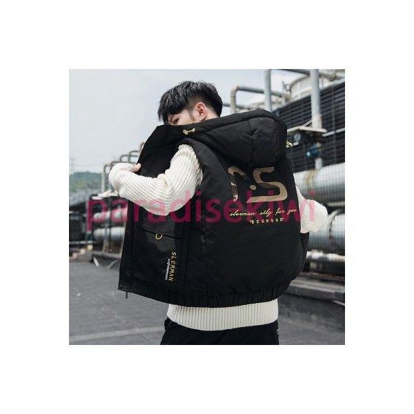 在庫台数限定 ベスト メンズ ダウンベスト トップス アウター フード付き キルティングベスト 暖かい 秋 冬 防寒ベスト チョッキ ジレ カジュアル オーダーメイド製作 Www Superavila Com