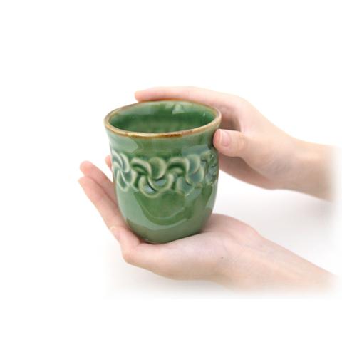 【50%OFF アウトレット】 ジェンガラ JENGGALA 食器・陶器 Frangipani Green Tea Cup ※同梱発送可｜paradox-crafts｜04