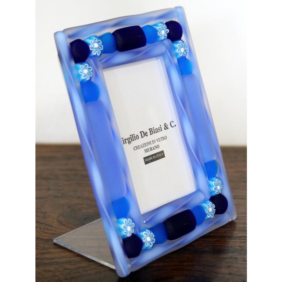 イタリア製　ベネチアガラス　フォトフレーム イタリア製 ベネチアガラス フォトフレーム