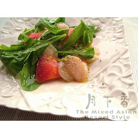 ジェンガラ ケラミック食器/JENGGALA/ フランジパニ プレート R-1137