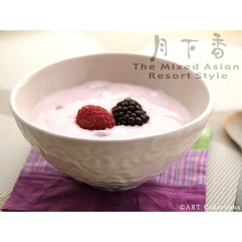 ジェンガラ ケラミック食器/JENGGALA/ フランジパニ ボウル R