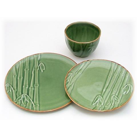 ジェンガラ ケラミック食器/JENGGALA/ Bamboo Dessert Plate