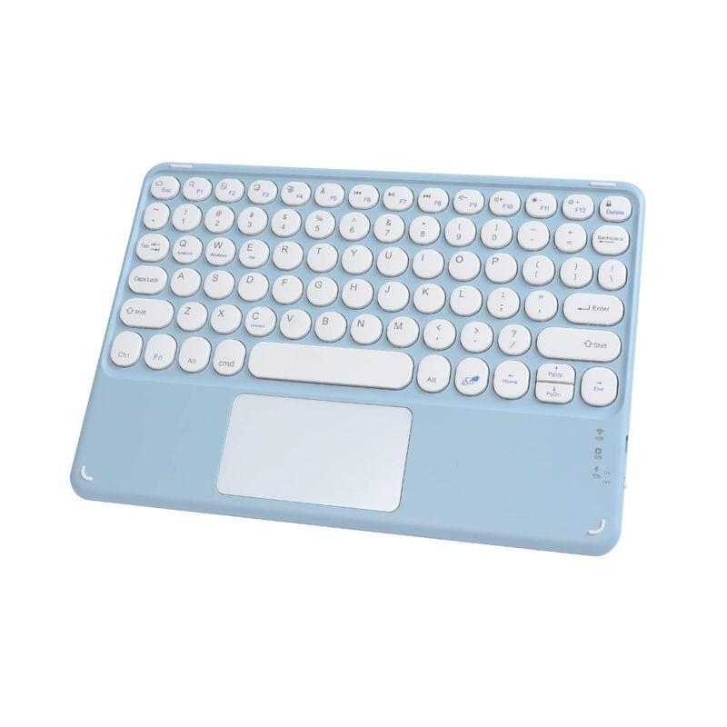 Bluetooth キーボード Ipad用 タブレット用 スマホ用 ノートパソコン用キーボード タッチパッド付 Usb充電 薄型 小型 コン Paraisoストアyahoo ショッピング店 通販 Yahoo ショッピング