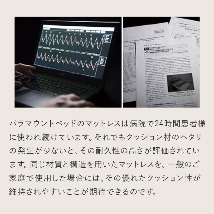 パラマウントベッド 電動ベッド マットレス アクティブスリープマットレス activesleep セミダブル Sモデル 厚さ12cm_10