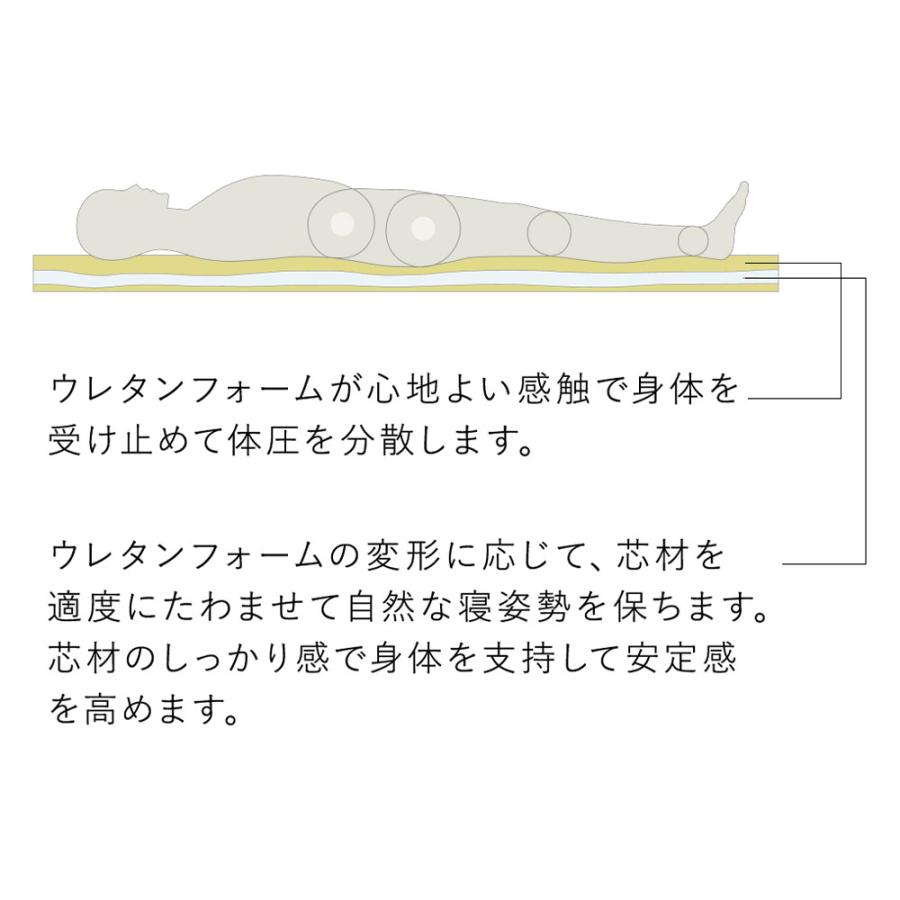 パラマウントベッド 電動ベッド マットレス アクティブスリープマットレス activesleep セミダブル Sモデル 厚さ12cm_5