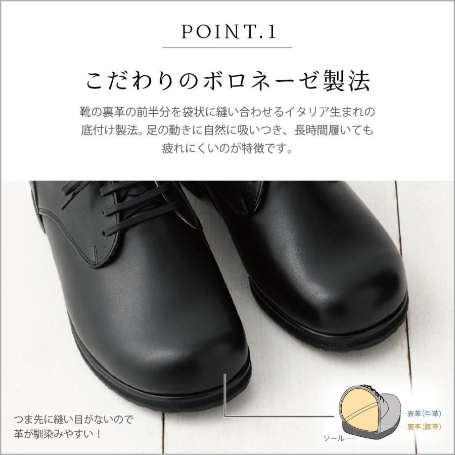 4A 3A 2A A 細幅 疲れにくい 革靴 シューズ 本革 レディス 日本製 幅広