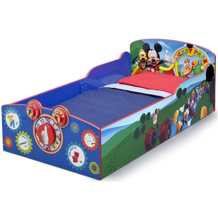 高速配送 Online Only 海外取寄 デルタ ミッキーマウス ウッデン トドラーベッド 子供用家具 木製 子供部屋 ベッド Delta ディズニー 人気満点 Www Thedailyspud Com
