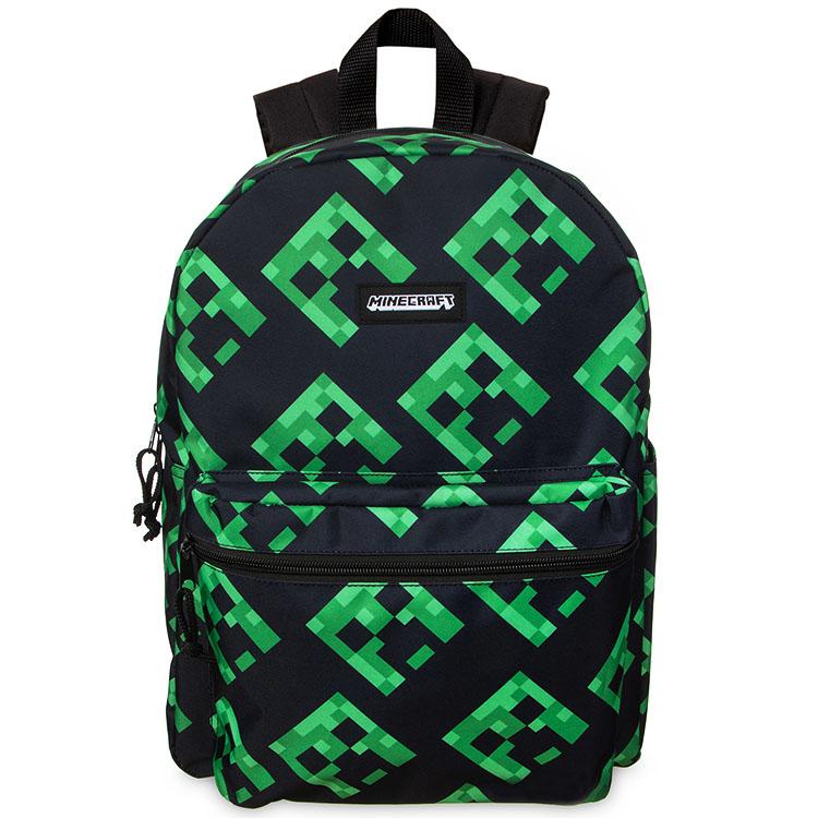 リュックサック マインクラフト 総柄 Lサイズ 男の子 リュック 大きめ 子供 キャラクター マイクラ クリーパー 通学バッグ N Paranino Formalstyle 通販 Yahoo ショッピング