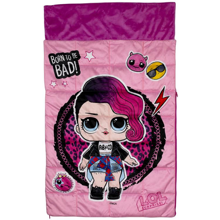 人気特価激安 L O L サプライズ スランバーバッグ ブランケット うたた寝 子供 寝袋 お昼寝 お泊り 布団 マット 一体型 超大特価 Www Aqtsolutions Com