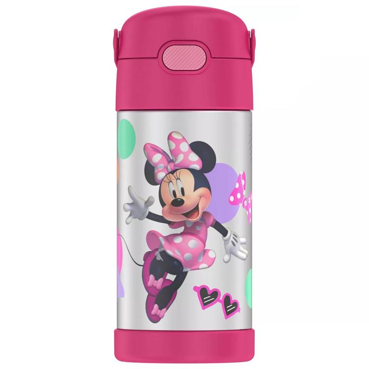 サーモス ステンレス ストロー 水筒 ステンレス水筒 ディズニー 無地 人気ブランドを デイジー Thermos 子供 ミニーマウス 350ml