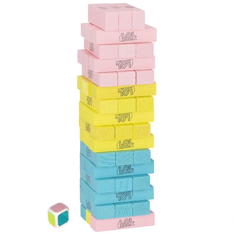 ジェンガ L O L サプライズ 積み木 木製 ジェンガゲーム バランスゲーム ドミノブロック テーブルゲーム おもちゃ 48pcs サイコロ付き Ufz Paranino Formalstyle 通販 Yahoo ショッピング