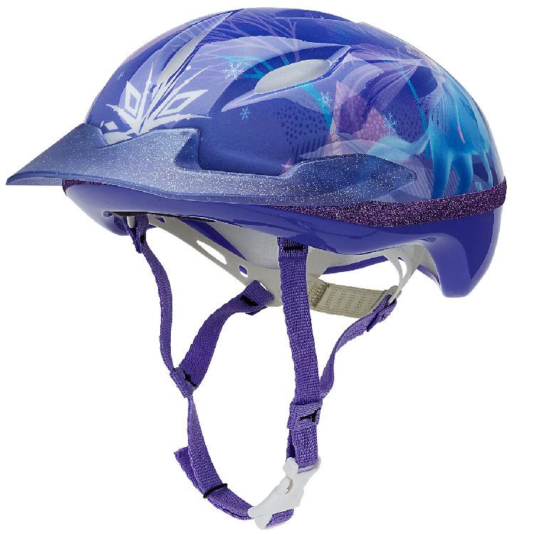 ディズニー アナと雪の女王 ヘルメット パープル アナ雪 子供用 自転車 キッズ キャラクター プロテクター BELL ベル
