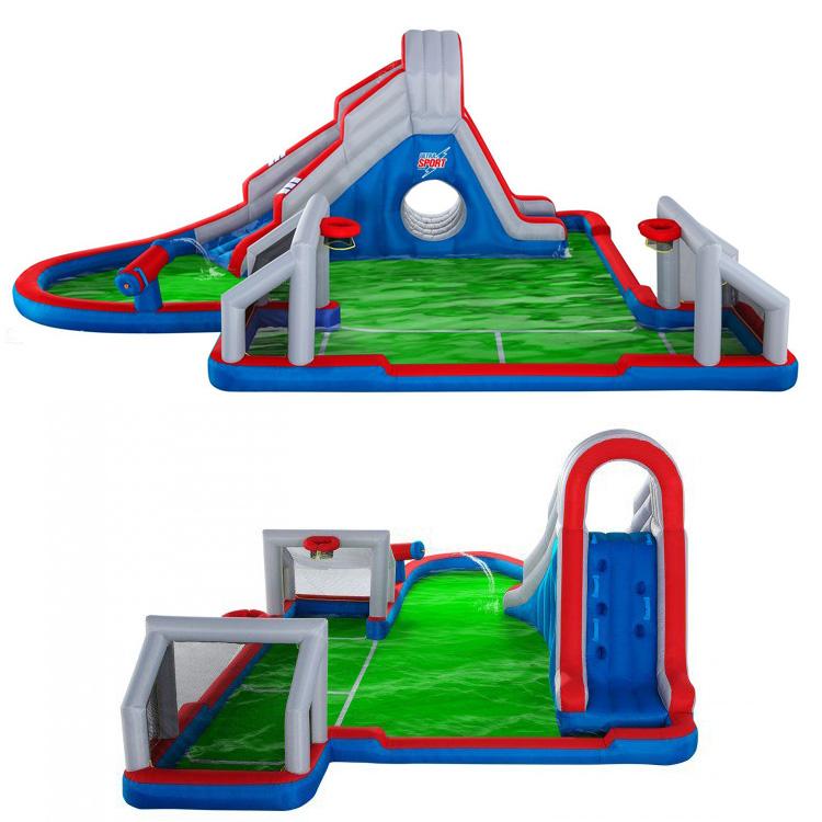 正規品 大型プール 滑り台 ウルトラ スポーツ ウォーターパーク エアー遊具 家庭 施設 Blast Zone /配送区分A 【HOV1833952197】(65912円)