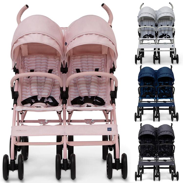 ベビーギャップ ダブル ベビーカー ピンク グレー ネイビー ブラック B