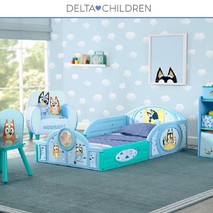 デルタ 子供用ベッド プレイスペース ディズニー ブルーイ 子ども用