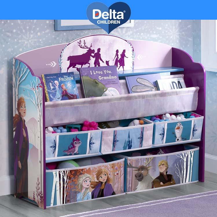 デルタ デラックス 本棚 おもちゃ箱 ディズニー アナと雪の女王2 子供 