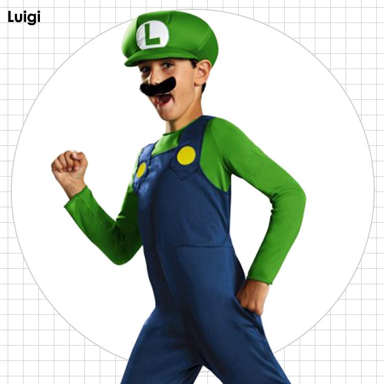 スーパーマリオ ブラザーズ ルイージ ハロウィン コスチューム