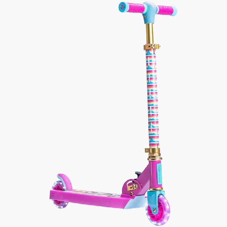 キックスクーター ディズニー プリンセス 光る キックボード ライト