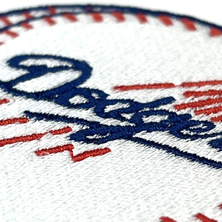 ワッペン ドジャース ロゴ ボール 刺繍 アイロン MLB ワッペン ドジャース ロゴ ボール 刺繍 アイロン MLB