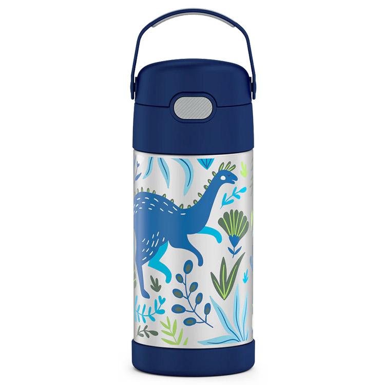 ハンドメイド 水筒カバー 恐竜 サーモス ストロー THERMOS（サーモス） ステンレス ストロー 水筒 ステンレス水筒