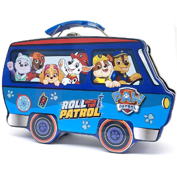 ブリキ缶 パウ・パトロール パウパト バス ブリキ 缶 ランチボックス
