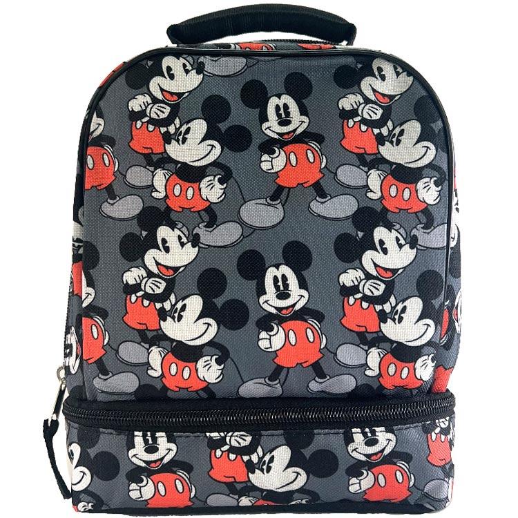 Disney（ディズニー） ランチバッグ ミッキーマウス ミッキー 総柄 2段