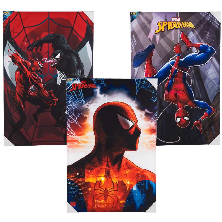ウォールパネル スパイダーマン L 92×30 cm ディズニー マーベル 木製
