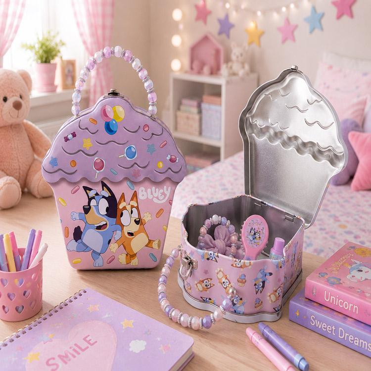 Disney+（ディズニープラス） ブリキ缶 ディズニー ブルーイ ブリキ 缶