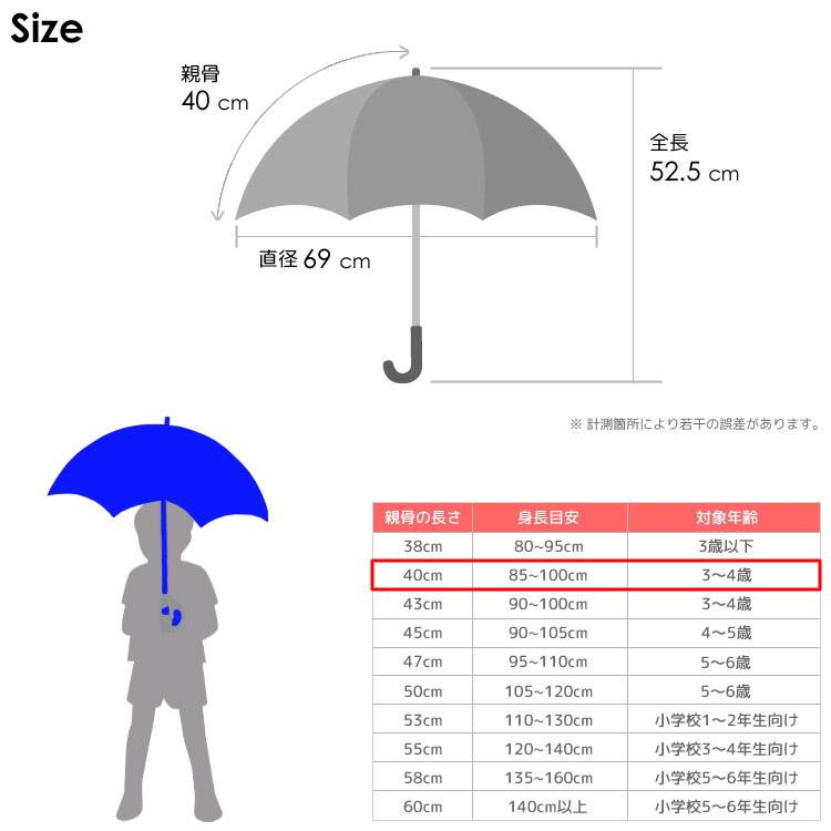 子ども傘 傘 キッズ 子供用 40cm スーパーマリオ ブラック/ブルー カサ｜paranino｜04