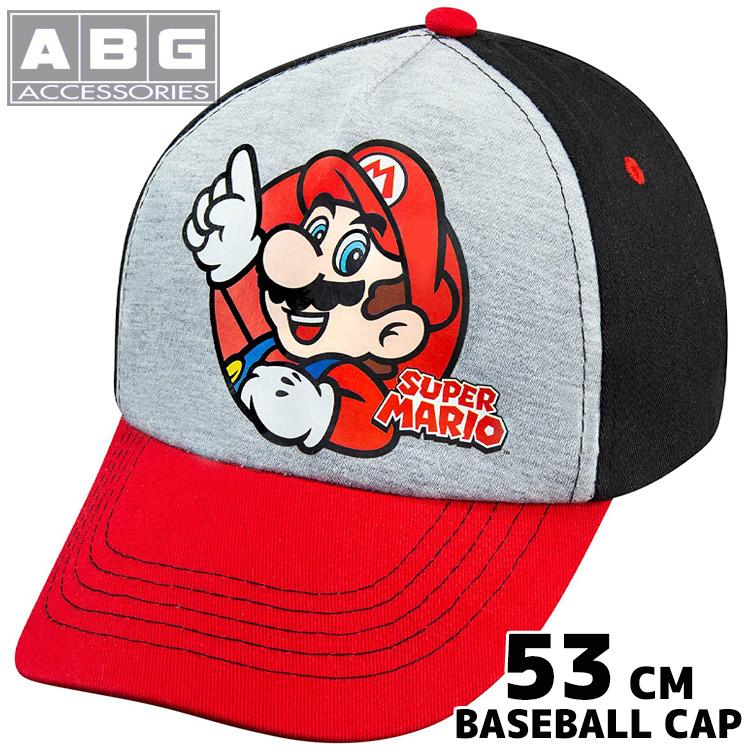 スーパーマリオ キャップ スナップバック 帽子 ブラック レッド キッズ ベースボールキャップ キャラクター 子供サイズ 幼児 小学生 Abg Nts5st Paranino 通販 Yahoo ショッピング