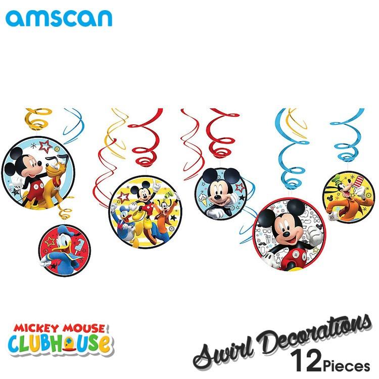 ディズニー ミッキー スワール デコレーション 天井 飾り付けセット 装飾 アムスキャン Am 6717 Paranino 通販 Yahoo ショッピング