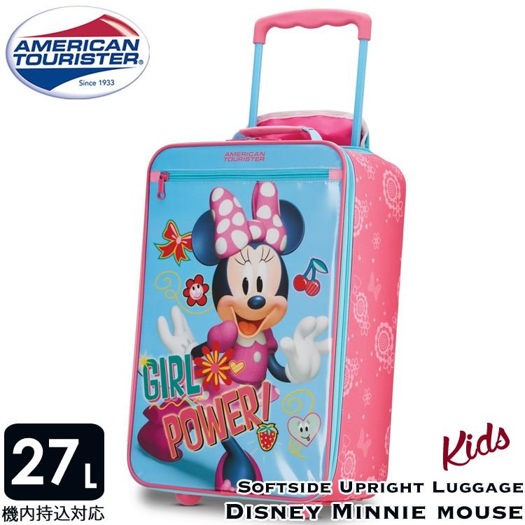ディズニー ミニーマウス ソフト キャリーバッグ キャリーケース 機内サイズ アメリカンツーリスター ミニー サムソナイト 機内持込み At 4451 Paranino 通販 Yahoo ショッピング