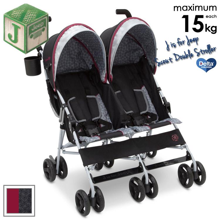 ジープ ベビーカー スカウト ダブル ストローラー ルナー バーガンディー 2人乗り J Is For Jeep 配送区分a De 0981 Paranino 通販 Yahoo ショッピング