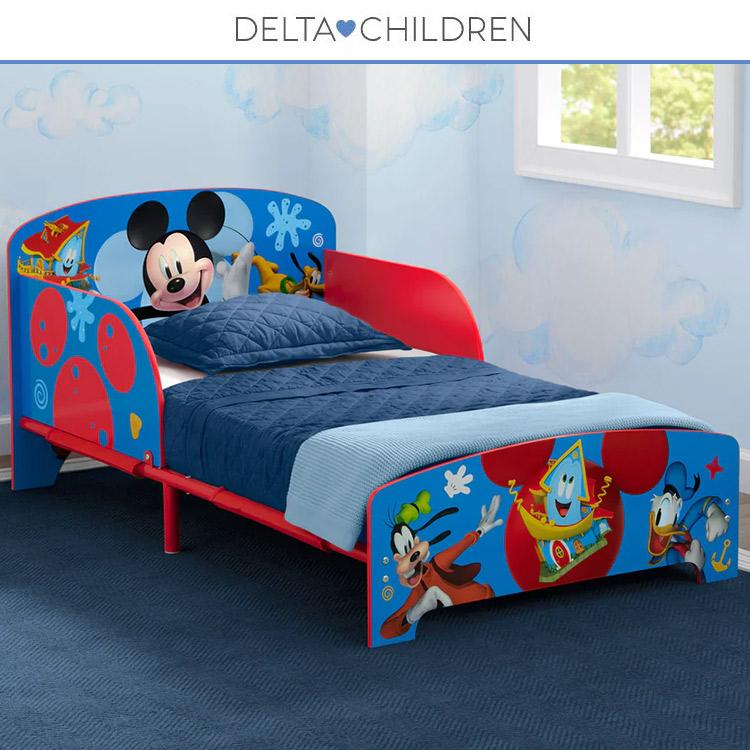 Disney（ディズニー） デルタ 子供用ベッド メタルウッド ミッキー