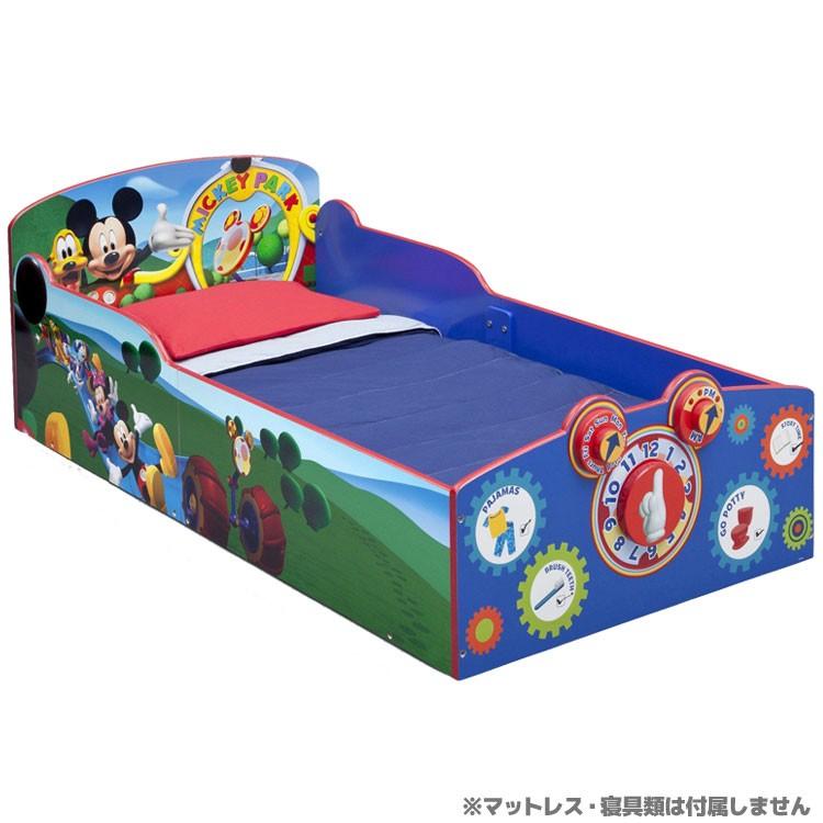 デルタ ミッキーマウス ウッデン トドラーベッド 子供用家具 木製 子供部屋 ベッド Delta ディズニー