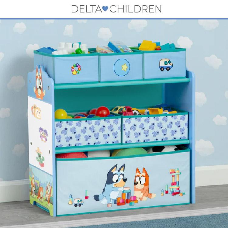Disney（ディズニー） デルタ ブルーイ マルチ おもちゃ箱 収納