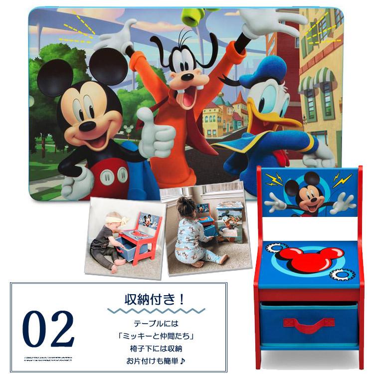 デルタ ディズニー ミッキーマウス デスクセット 子供家具 学習机 椅子セット Delta｜paranino｜04