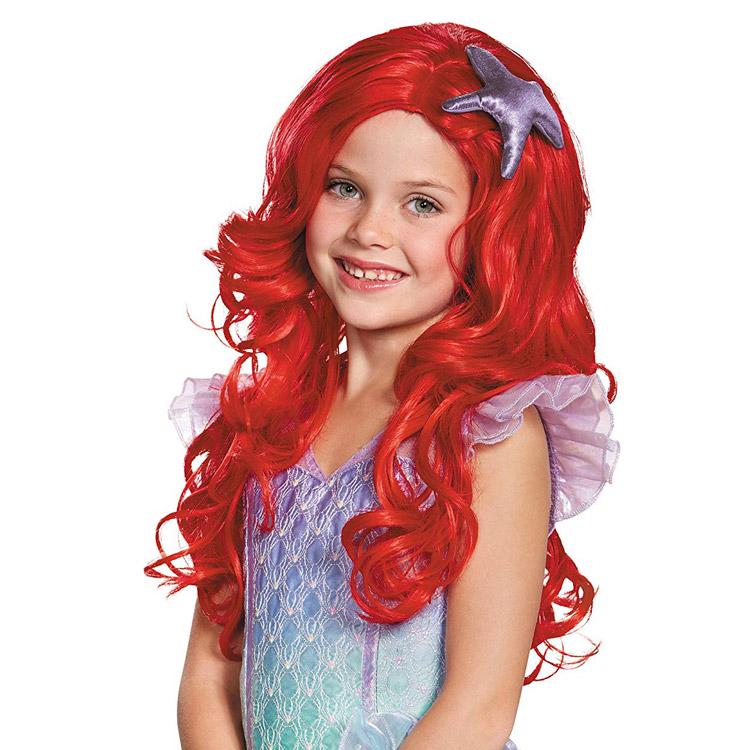 ディズニー　アリエル　コスプレ衣装 ウィッグ付き Disney（ディズニー） リトルマーメイド アリエル キッズ コスチューム