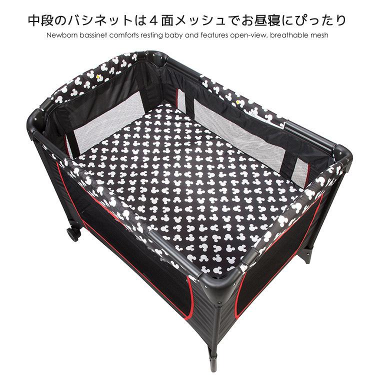 ディズニー ベビー ミッキーマウス スイート ワンダー プレイヤード レッド 折りたたみ ベビーベッド ベビーサークル Djg Py378clvb Paranino 通販 Yahoo ショッピング