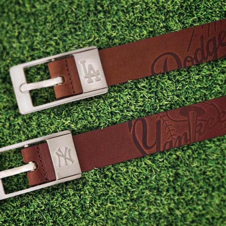 MLB MLB公式商品 ニューヨーク・ヤンキース レザーベルト 35mm 本革