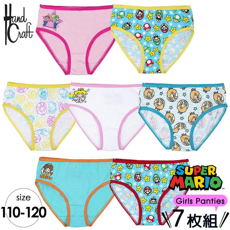 ショーツ 子供 スーパーマリオ 100-120cm 7枚組 女 …