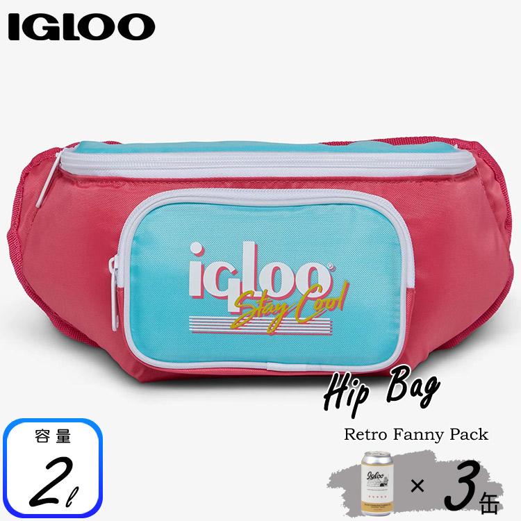 igloo（イグルー） クーラーバッグ ファニーパック レトロ ウォーター 