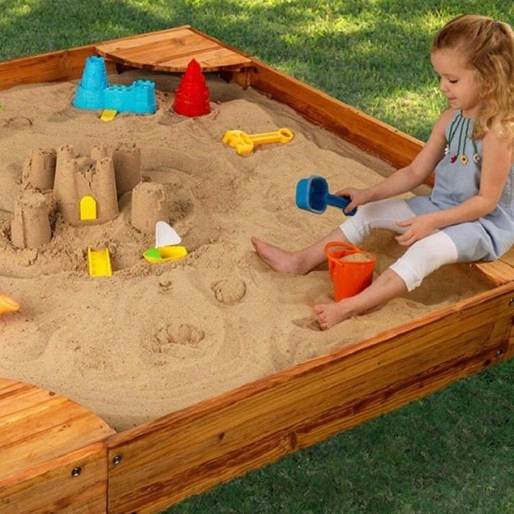 Online Only 海外取寄 キッドクラフト 木製 砂場 砂場キット 150cm 150cm バックヤード サンドボックス 砂遊び カバー シート付 家庭用砂場 配送区分b Kk Paranino 通販 Yahoo ショッピング